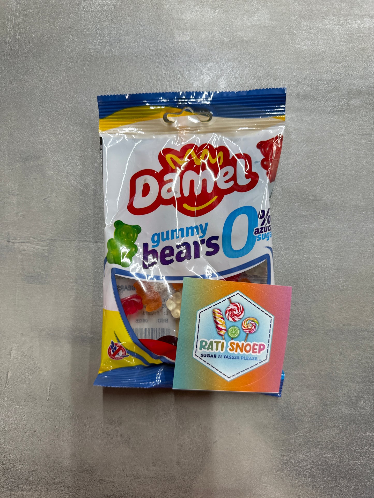 Damel gummy bears mix suikervrij 90gr