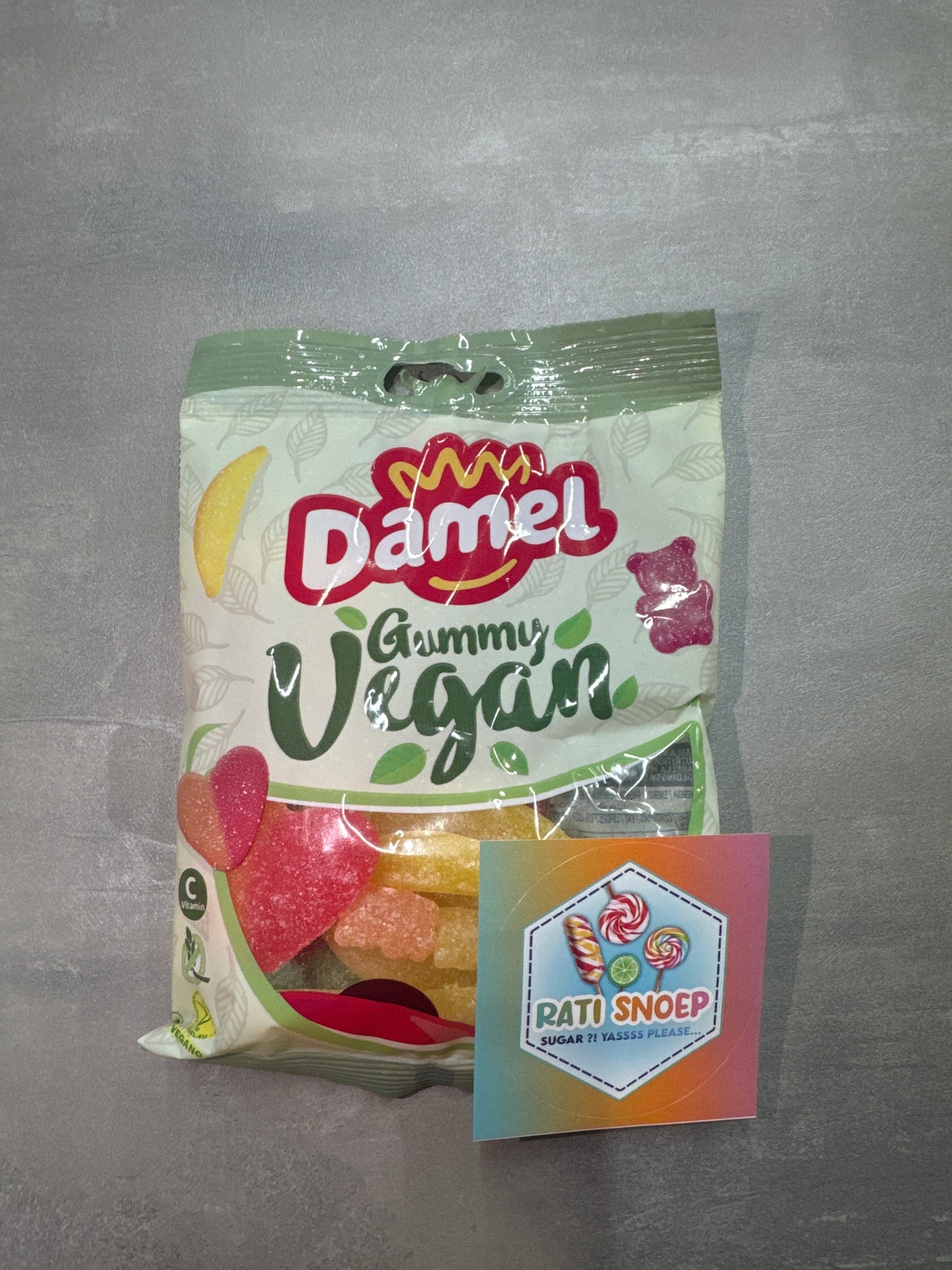 Damel gummy vegan gesuikerd 120gr