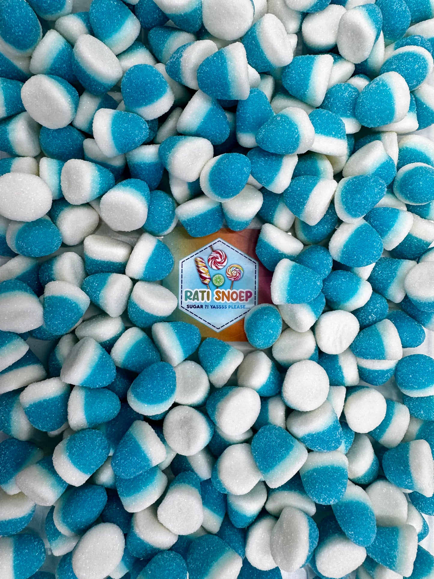 Blue kisses gesuikerd