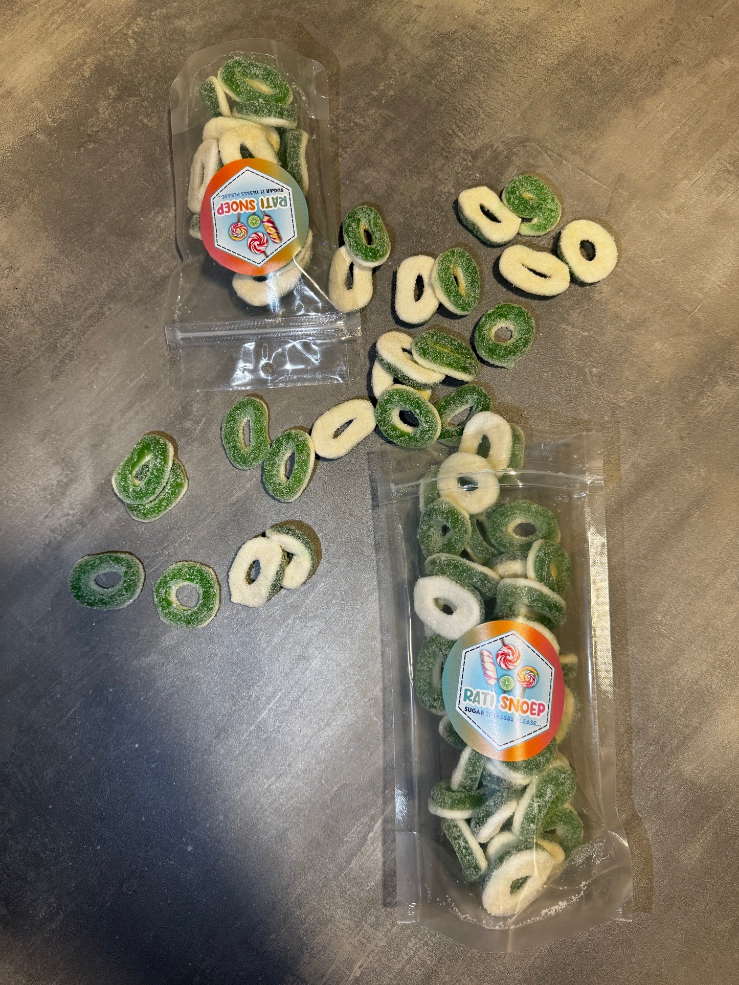 Sour apple rings