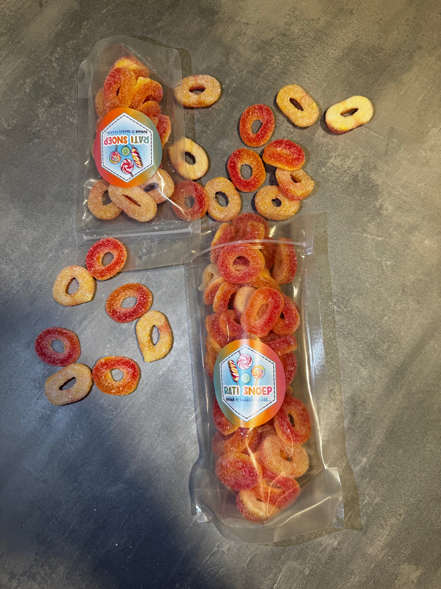 Sour peach rings