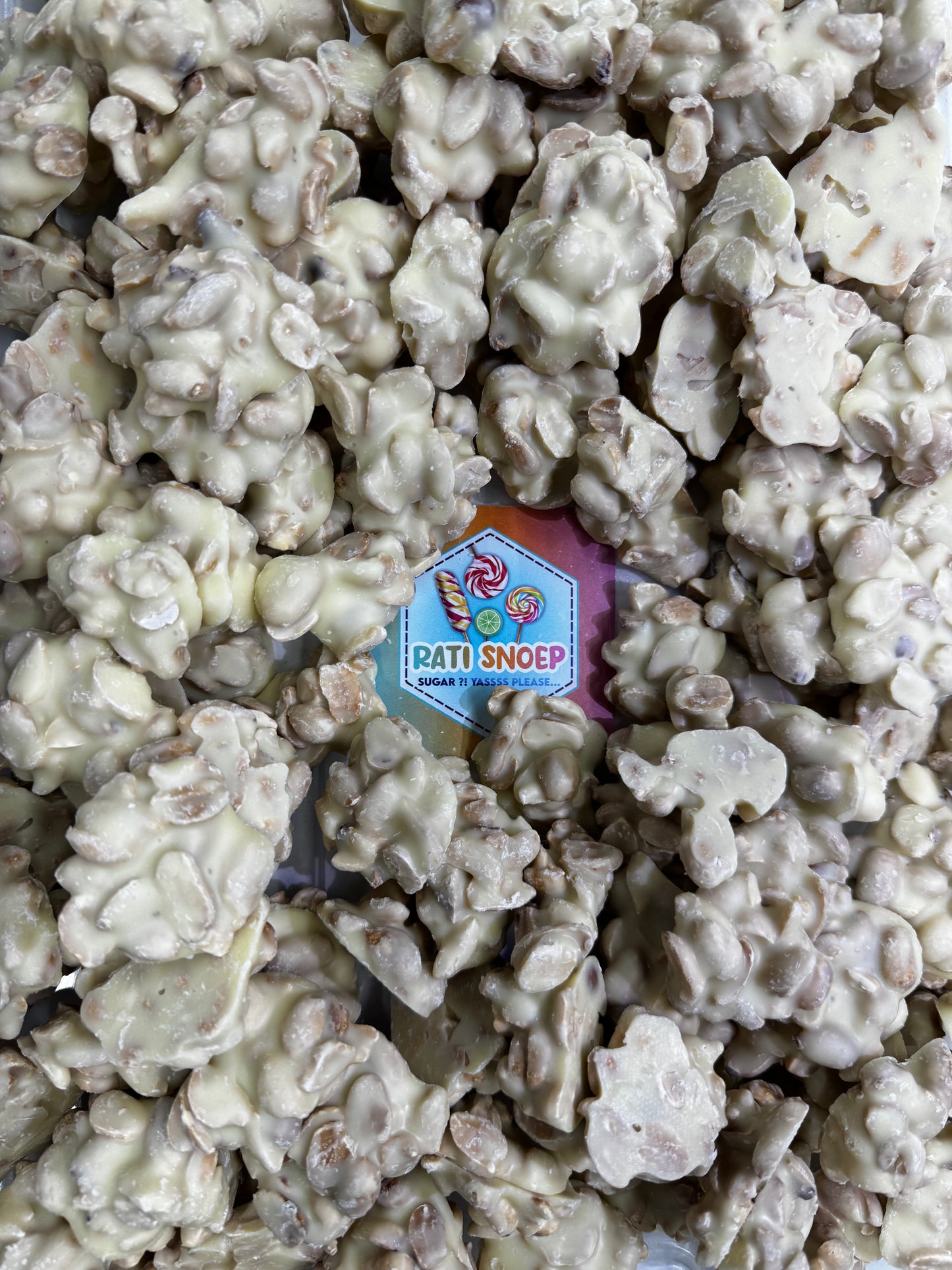 Pinda rotsjes wit 100gr