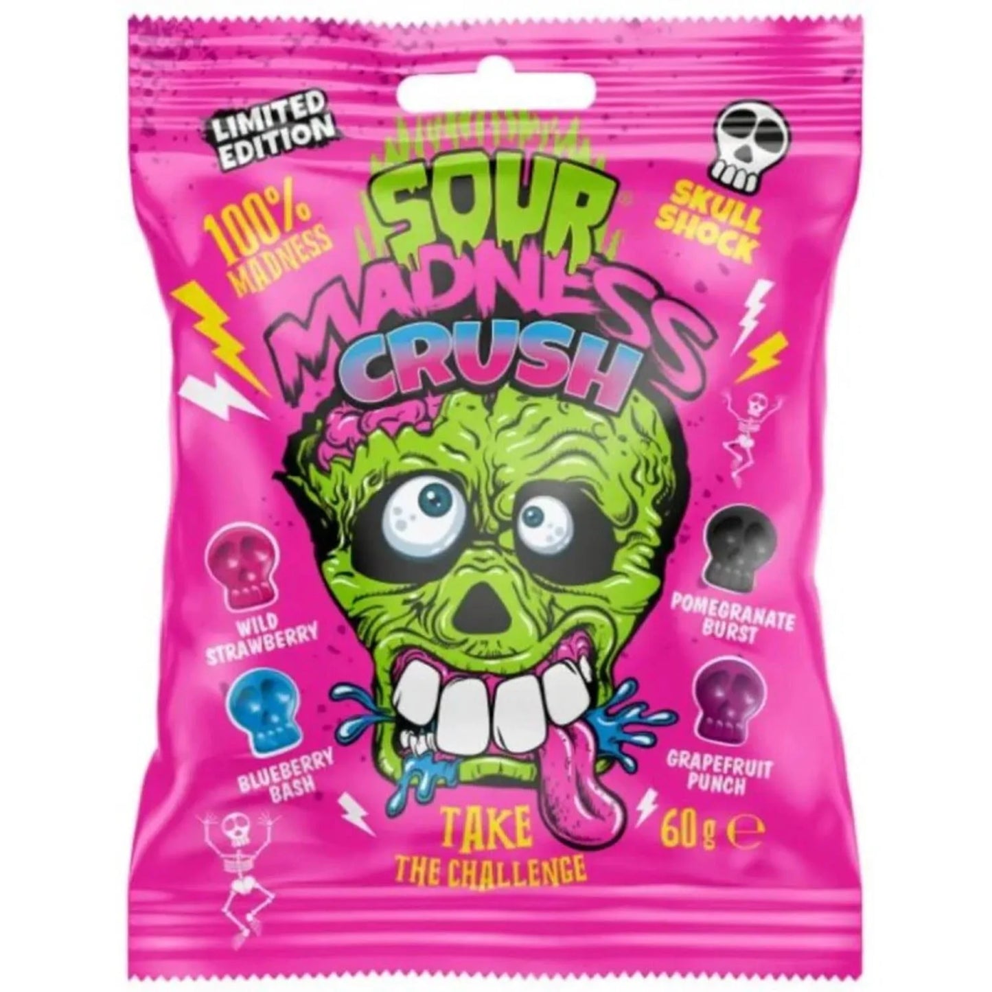 Sour madness crush roze 60gr