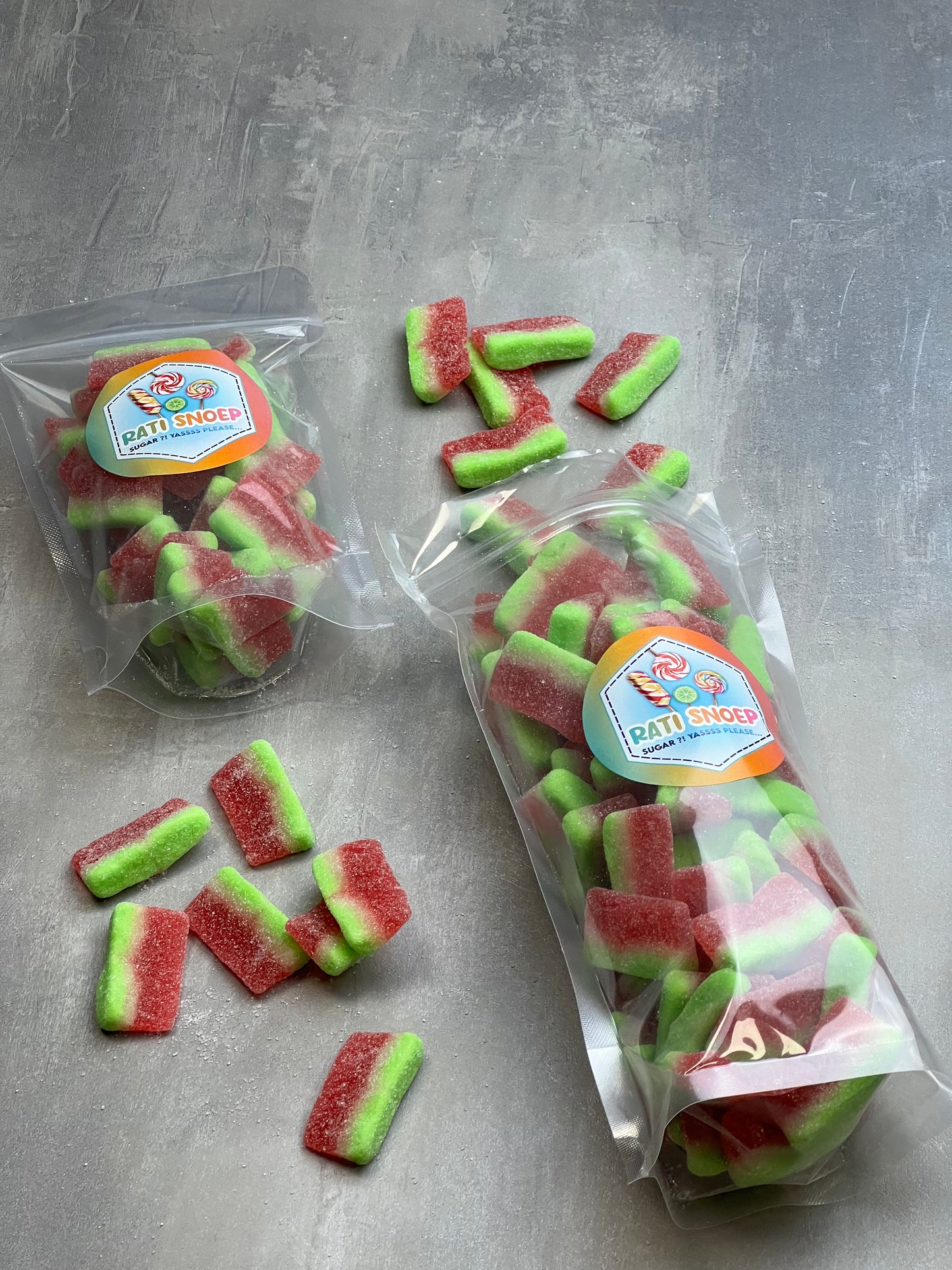 Wassermelonenspalten