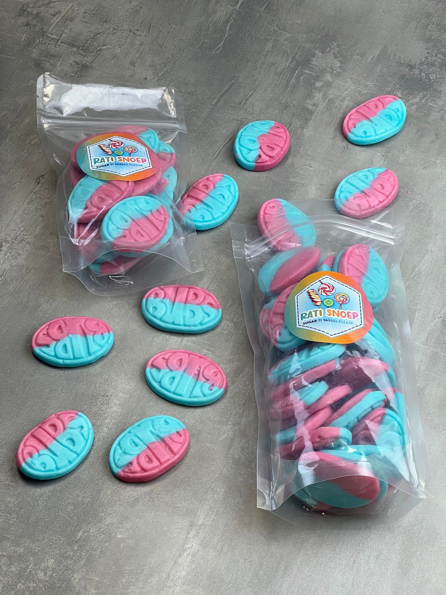 Bubs bubblegum ovals 125gr