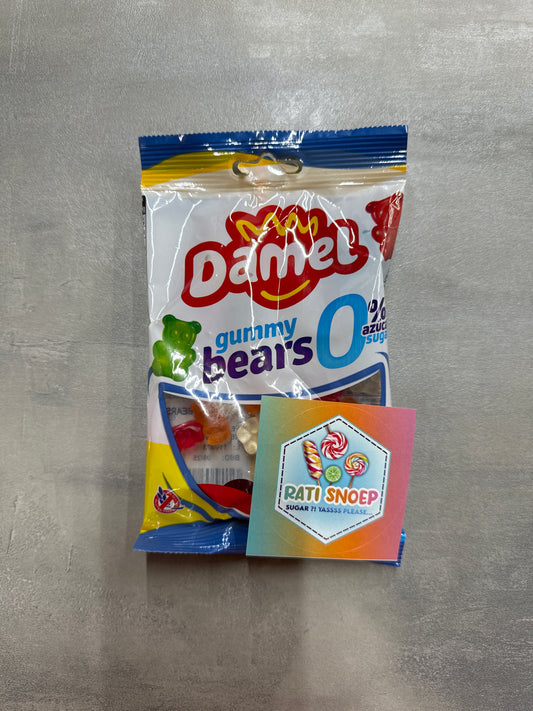 Damel gummy bears mix suikervrij 90gr