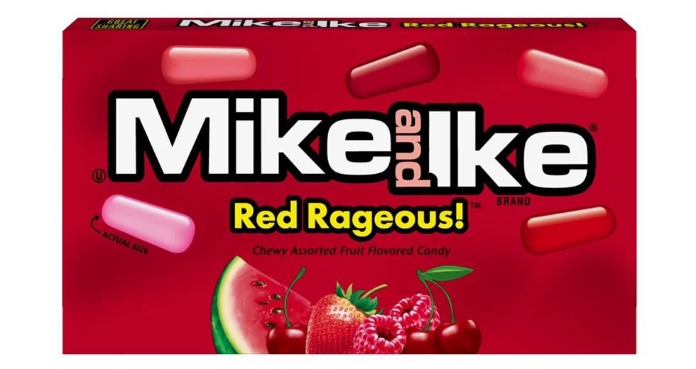 Mike&Ike red rageous 120 gr