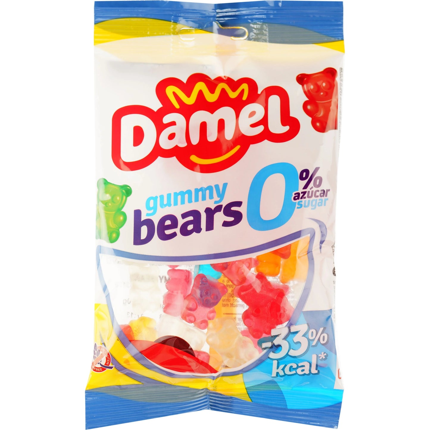 Damel gummy bears mix suikervrij 90gr