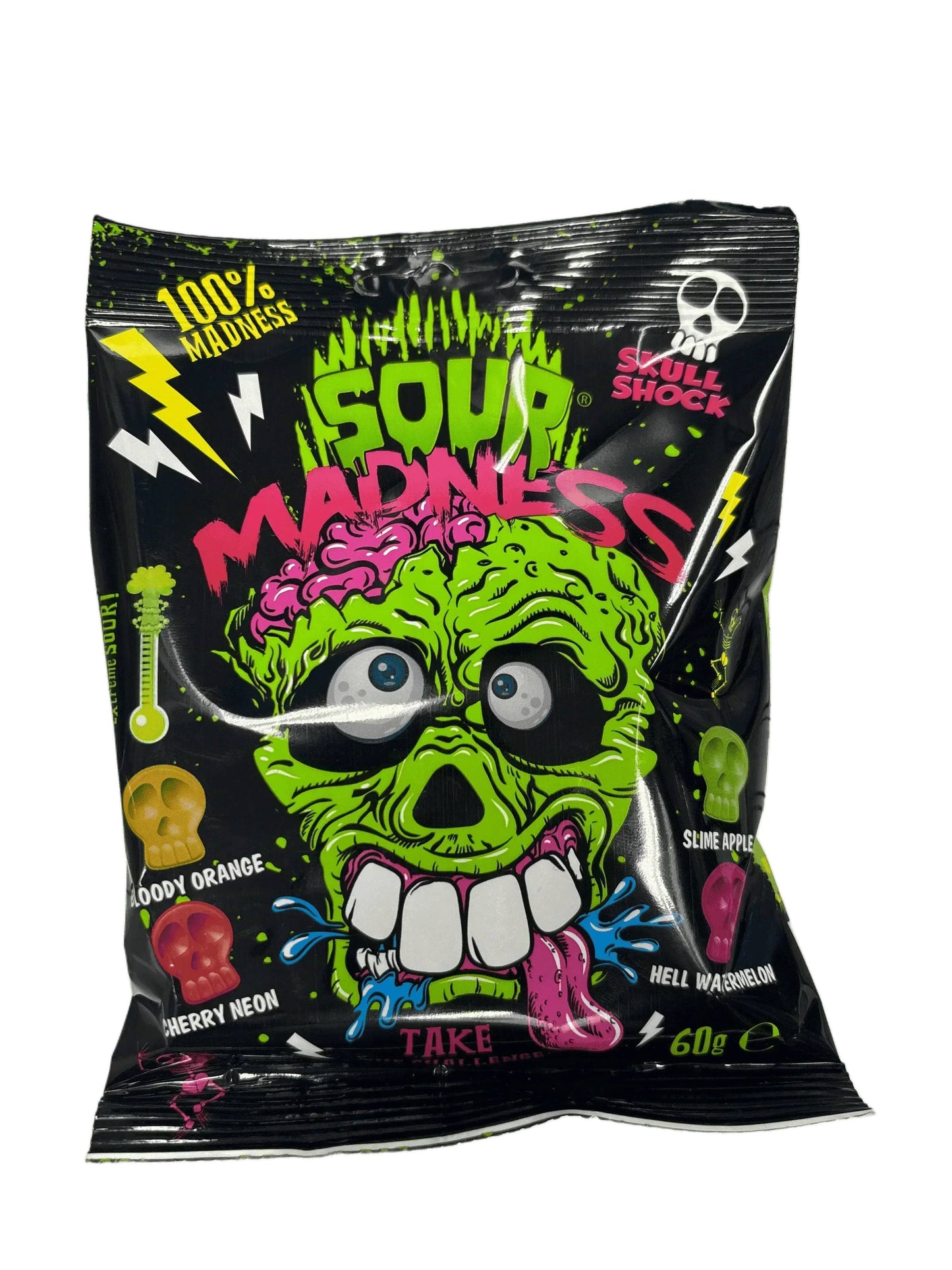 Sour madness zwart 60gr