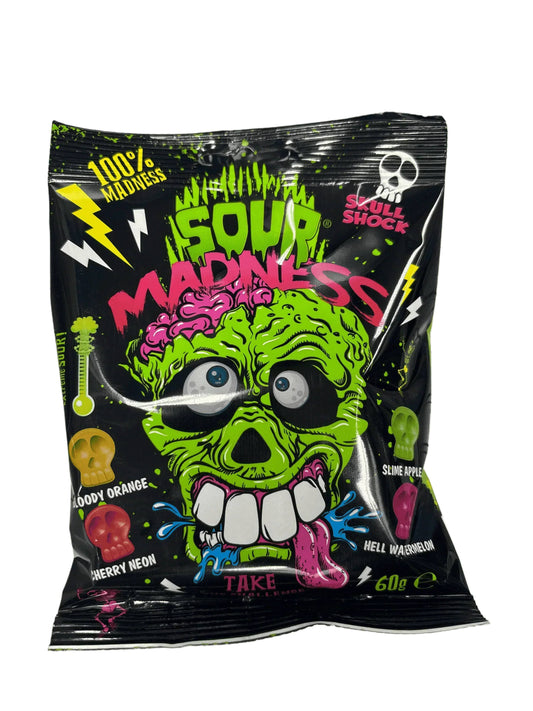 Sour madness zwart 60gr