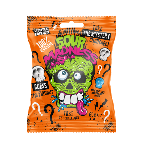 Sour madness oranje 60gr