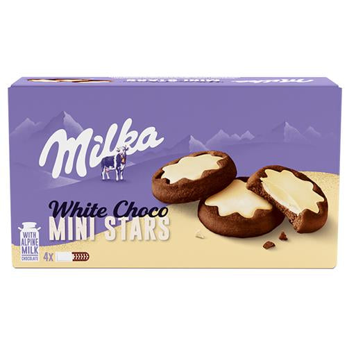 Milka white choco mini stars 150g