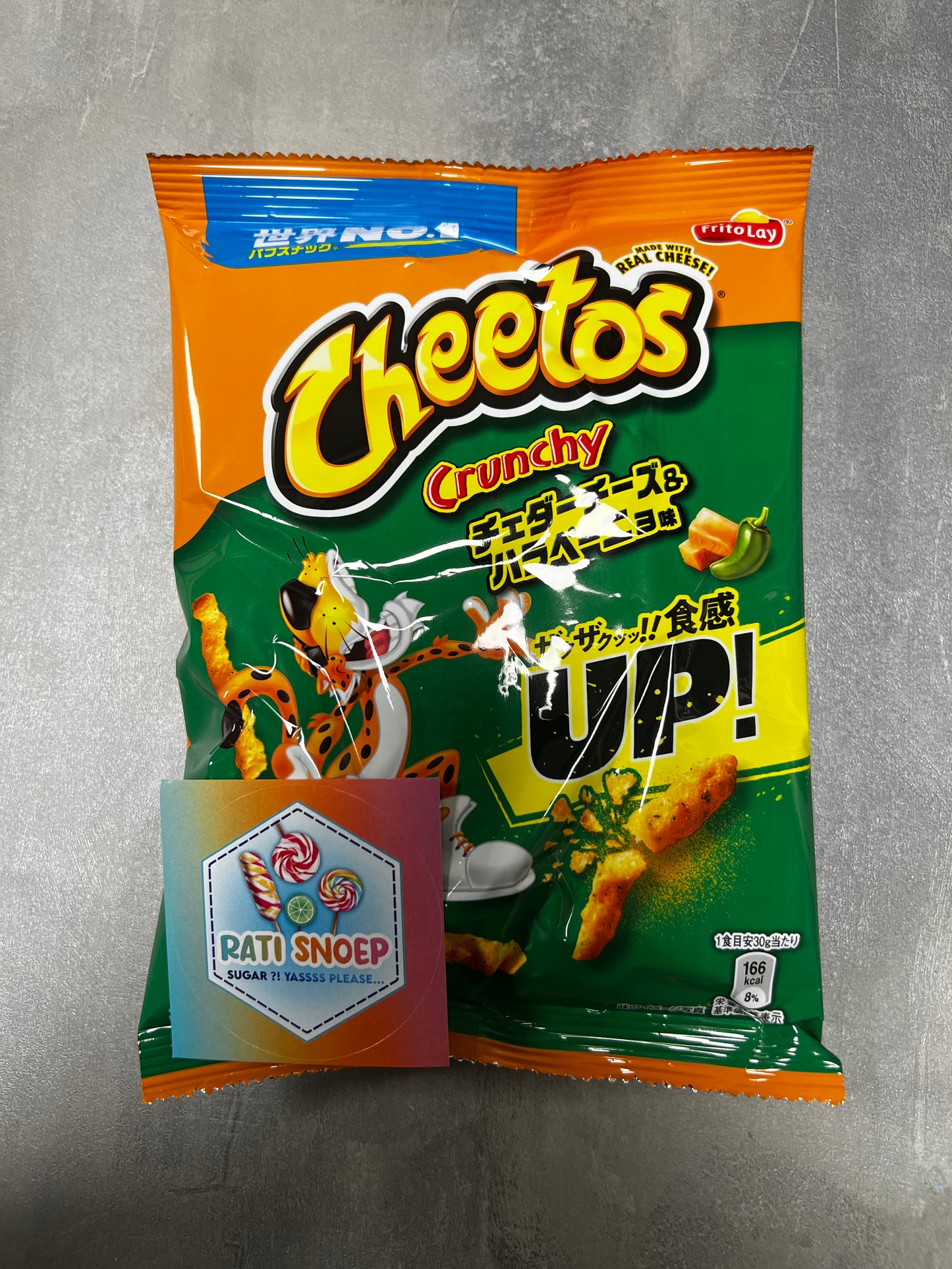 Cheetos crunchy jalapeño cheese japan import 75gr