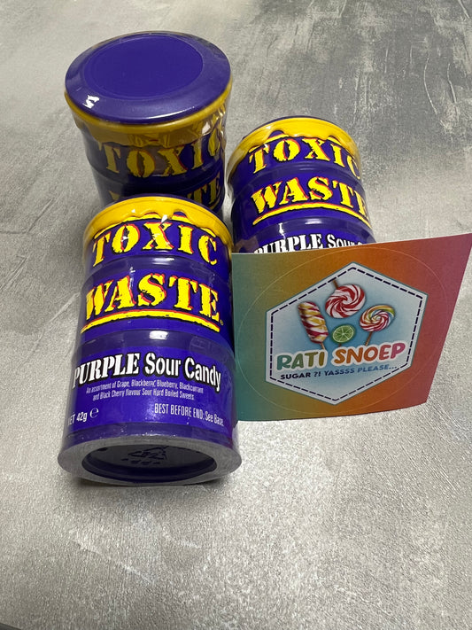 Toxic waste purple sour candy