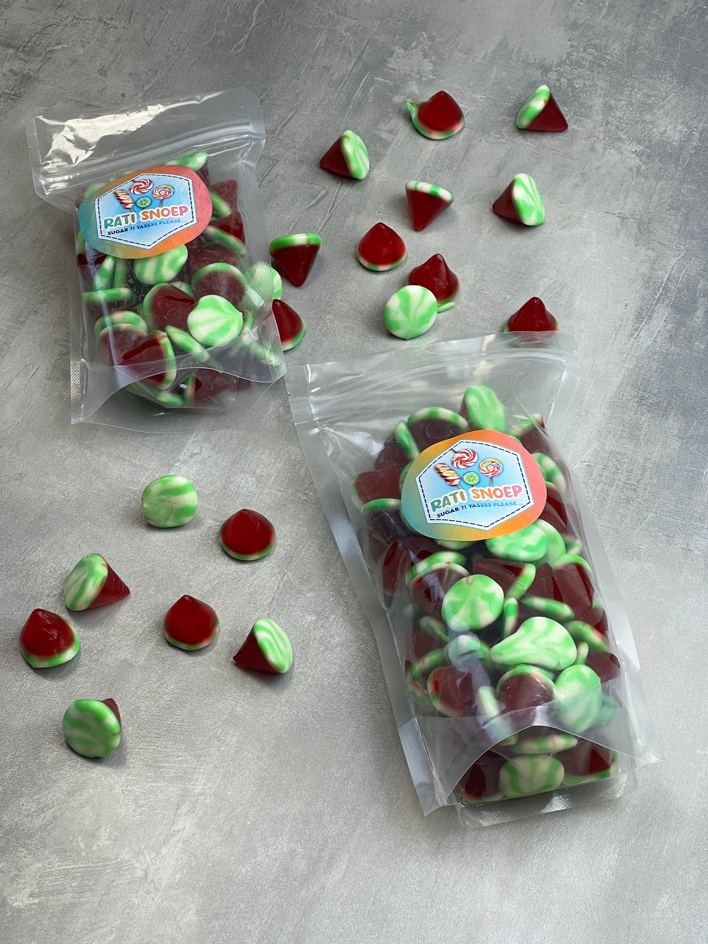 Jelly strawberry Cones